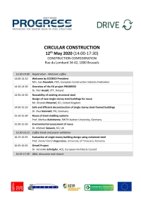 CIRCULAR CONSTRUCTION WORKSHOP BRUSSELS- Programme pg1
